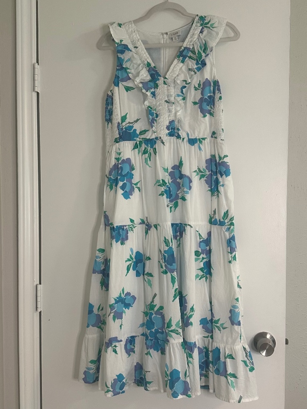 Women's Size 6 100% Cotton J Crew Floral Dress